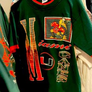 Miami Canes double tee. Rare.